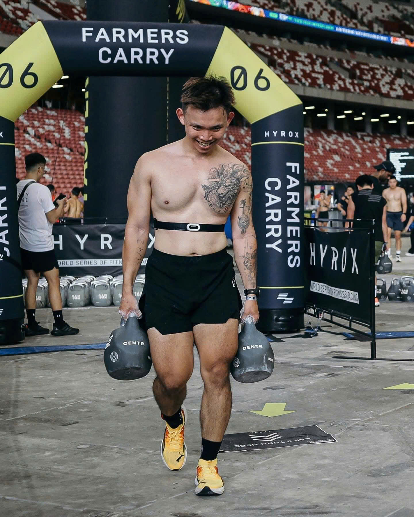 Hyrox Singapore finish line